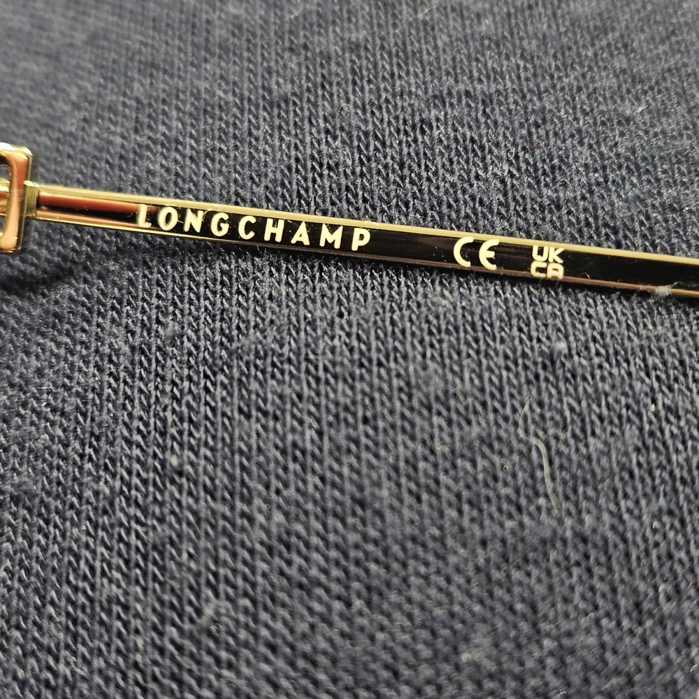 Longchamp Black and Gold Sunglasses - Picture 6 of 9
